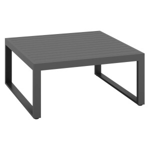 Lounge-Set Outdoor-Lounge Sitzlounge Willa 4-teilig aus Aluminium Anthrazit