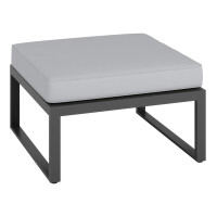 Lounge-Set Outdoor-Lounge Sitzlounge Willa 4-teilig aus Aluminium Anthrazit