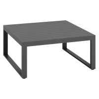 Lounge-Set Outdoor-Lounge Sitzlounge Willa 4-teilig aus Aluminium Anthrazit