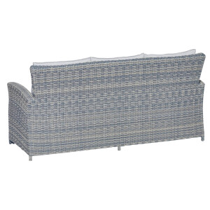 Lounge-Set Sitzlounge mit Esstisch Vermont 6-teilig aus Polyrattan Wave Cliff