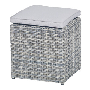 Lounge-Set Sitzlounge mit Esstisch Vermont 6-teilig aus Polyrattan Wave Cliff