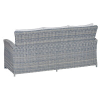 Lounge-Set Sitzlounge mit Esstisch Vermont 6-teilig aus Polyrattan Wave Cliff