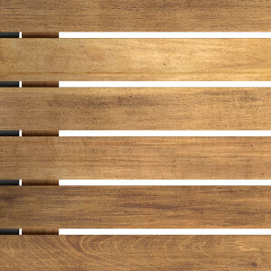 Lounge-Set Sitzgarnitur Garten-Lounge Olary 4-teilig Akazienholz Schwarz