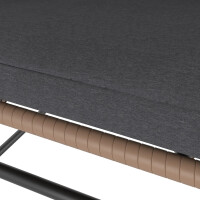 Balkonmöbel-Set Balkonmöbelgarnitur Balkonset Willmar 3-teilig Polyrattan Beige