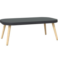 Lounge-Set Gartenlounge Gartenset Set Edna 4-teilig Seilbespannung Anthrazit