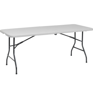 Bierzeltgarnitur Biertischgarnitur Bierbank 3 tlg. Klappbar aus Kunststoff 180cm