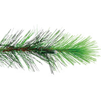 Weihnachtskranz Adventskranz Winterkranz LED-Beleuchtung Ø 45 cm x 10 cm Grün