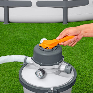 Bestway Sandfilterpumpe Sandfilteranlage Poolfilteranlage Pumpe 3028 l/h 85 W