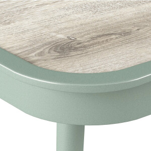 Balkontisch Terrassentisch Gartentisch Outdoortisch Paita 65 cm x 89,5 cm Grün