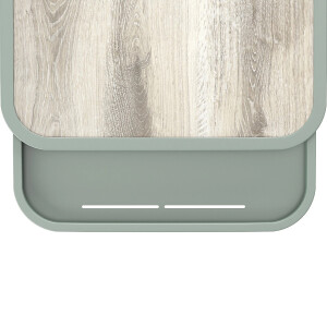 Balkontisch Terrassentisch Gartentisch Outdoortisch Paita 65 cm x 89,5 cm Grün