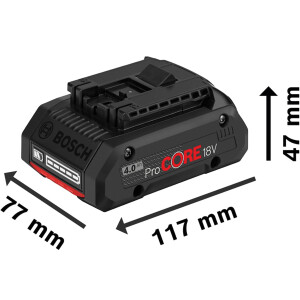 Bosch Professional Akkupack Akkumodul Akkueinheit Akku ProCore 18 V/4 Ah