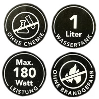 Maxxmee Dekokamin elektrischer Kamin 180W Tischkamin Luftbefeuchter Standkamin