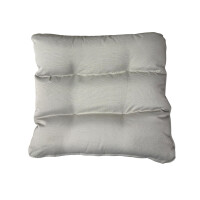 Sitzkissen Stuhlkissen Stuhlauflage Polster Loungekissen Kissen Grau 55 x 50 cm