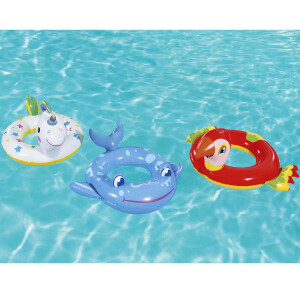 Bestway Schwimmring Wasserreifen Schwimmreifen Tierdesign 3-fach sortiert