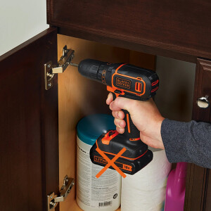 Black+Decker Akku Bohrschrauber Akkuschrauber BDCDC18...