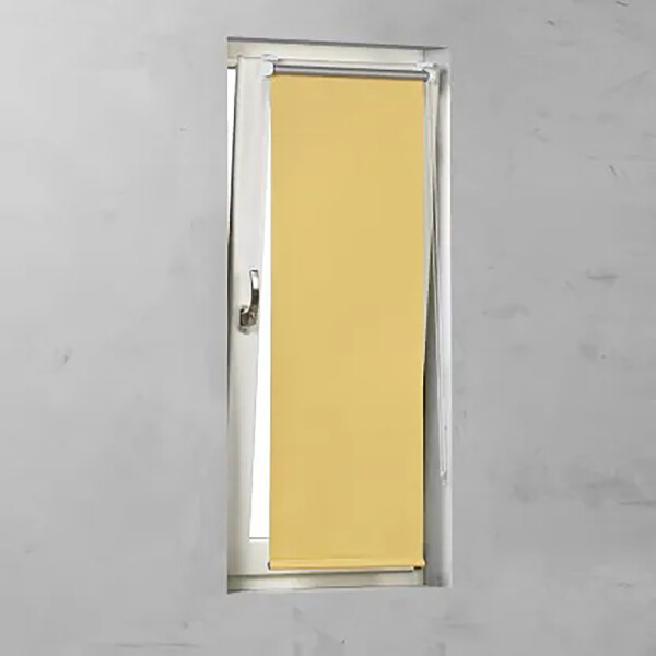 Cocoon Rollo Verdunklungsrollo Fensterrollo ohne Bohren dunkelgelb 120 x 150 cm