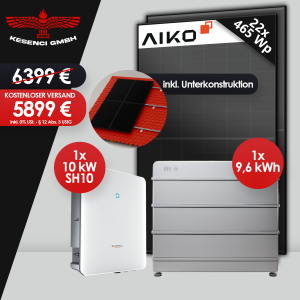 PV Komplettset 10 kWp - 22x AIKO 465W - SBR096 -...