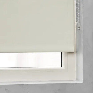 Cocoon Rollo Verdunklungsrollo Fensterrollo ohne Bohren Creme 120 x 190 cm