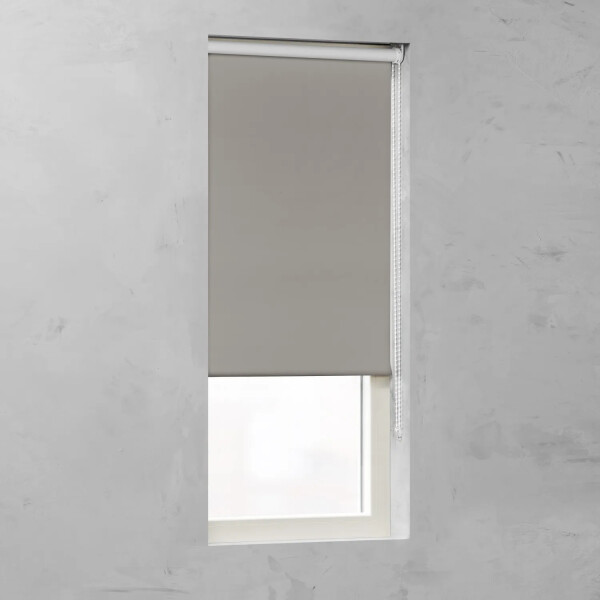 Cocoon Rollo Verdunklungsrollo Fensterrollo ohne Bohren taupe 120 x 190 cm