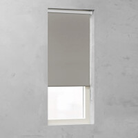 Cocoon Rollo Verdunklungsrollo Fensterrollo ohne Bohren taupe 120 x 190 cm