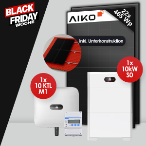 PV Komplettset 10 kWp - 22x AIKO 465W - 10kW S0 - 10KTL...