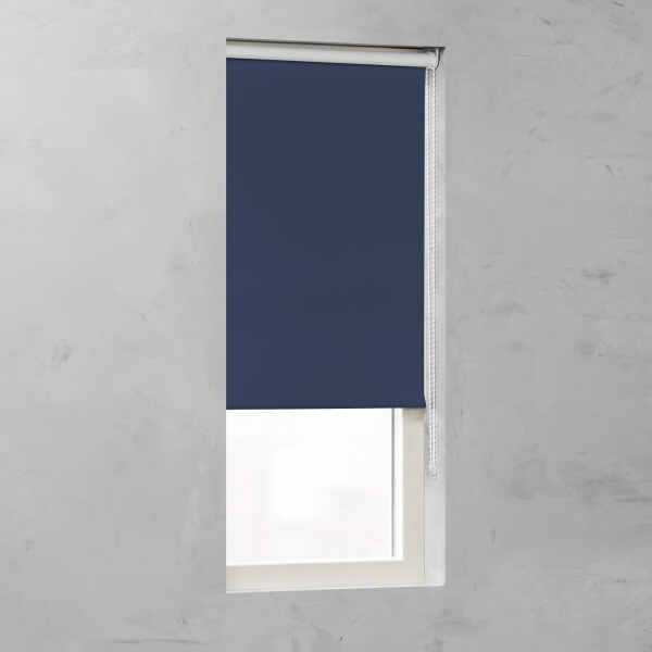 Cocoon Rollo Verdunklungsrollo Fensterrollo ohne Bohren dunkelblau 120 x 190 cm