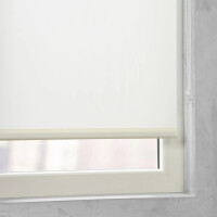 Cocoon Rollo Verdunklungsrollo Fensterrollo ohne Bohren Creme 120 x 150 cm