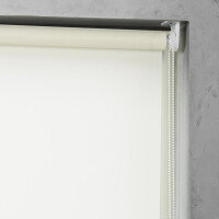 Cocoon Rollo Verdunklungsrollo Fensterrollo ohne Bohren Creme 120 x 150 cm