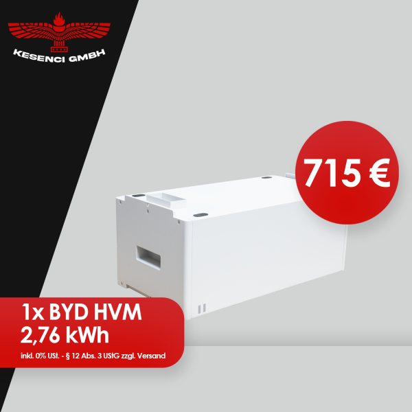 BLACK WEEK AKTION ! BYD Speichermodul Batteriespeicher 2.76 kWh HVM