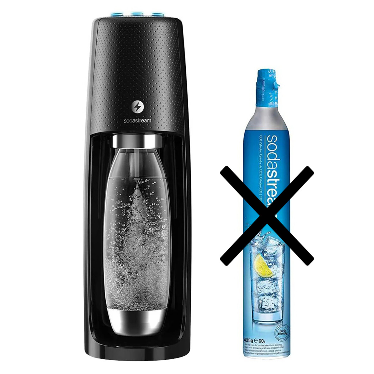 SodaStream Easy One Touch Wassersprudler Sprudelmaschine schwarz (nur, 67,90 €