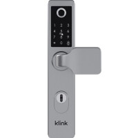 Klink Smart One Slim elektronischer Türschloss Smart Home Fingerabdruck Silber
