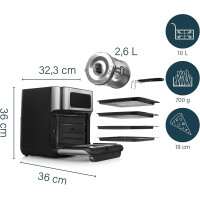 Princess Heißluftfritteuse-Ofen Airfryer Luftfritteuse Frittierofen Heißluftofen