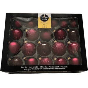Set Weihnachtskugeln Glaskugeln Baumkugeln...