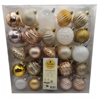 Weihnachtskugeln Baumkugeln Christbaumkugeln Kugeln bruchsicher 50 Stück