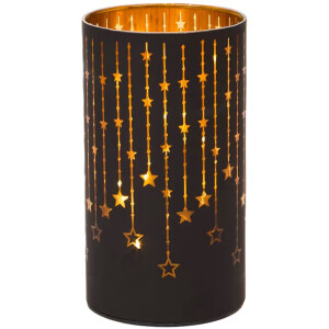 Glaslaterne Laterne Weihnachtsdekoration...