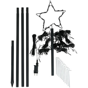 Lichterbaum Weihnachtsbaum Leuchtbaum Baum Weihnachtsdekoration Deko 500 LED