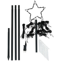 Lichterbaum Weihnachtsbaum Leuchtbaum Baum Weihnachtsdekoration Deko 500 LED