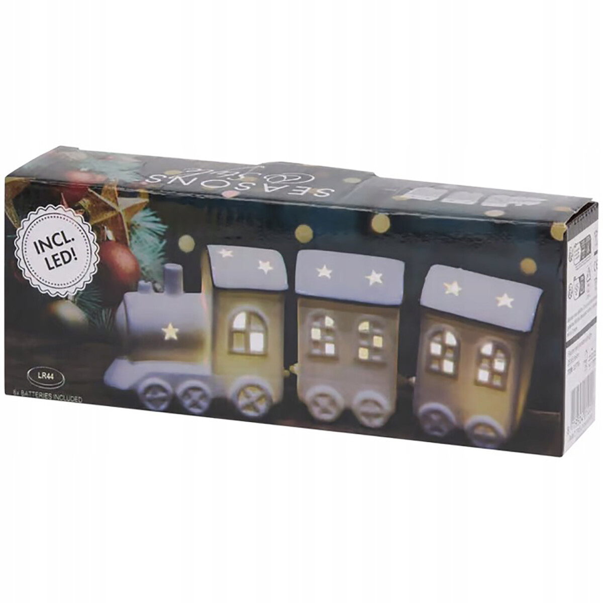 Weihnachtszug Adventszug Zug Keramik-Eisenbahn Wheinachtsdeko Dekorat, 12,90 €