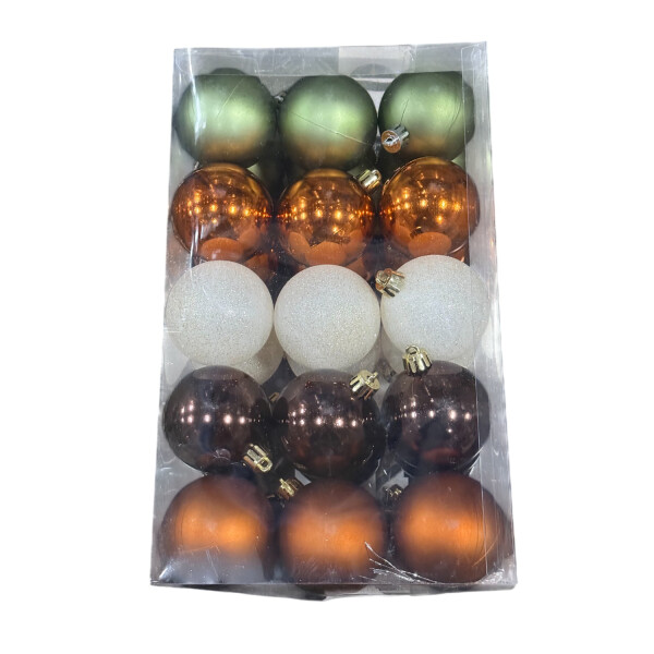 Weihnachtskugeln Christbaumkugeln Baumkugeln Kugeln bruchsicher 30 Stück