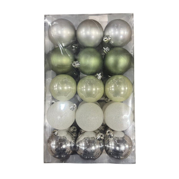 Weihnachtskugeln Kugeln Christbaumkugeln Baumkugeln bruchsicher 30 Stück