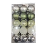 Weihnachtskugeln Kugeln Christbaumkugeln Baumkugeln bruchsicher 30 Stück