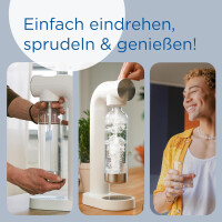 BRITA Wassersprudler Sprudelgerät Getränkesprudler Sprudler Set sodaONE weiß