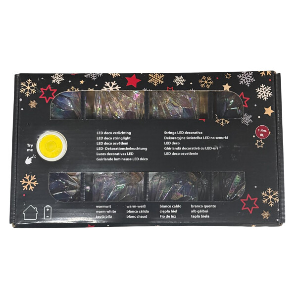 LED Deko Lichterkette Weihnachtsdekoration Dekoration Deko On/Off-Schaltung IP20