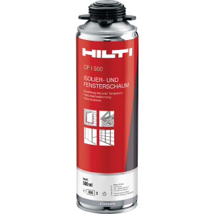 HILTI CF I 500 Isolier und Fensterschaum Montageschaum Schaum 500 ml