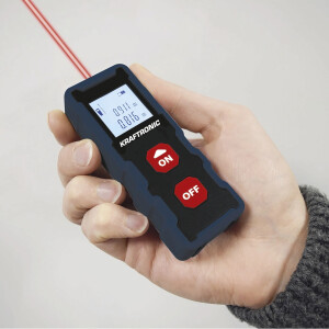 Kraftronic Laser-Entfernungsmesser Distanzmesser Distanzmessgerät Messgerät 20 m