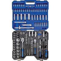 LUX Steckschlüsselsatz Ratschenkasten Ratschenkoffer Werkzeugkoffer 200-tlg.