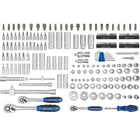 LUX Steckschlüsselsatz Ratschenkasten Ratschenkoffer Werkzeugkoffer 200-tlg.