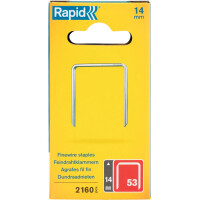 Rapid Tackerklammern Heftklammern Klammern Tackernadeln 53/1