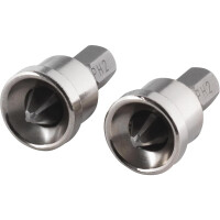 Wolfcraft 4x 2 Gipskartonbits Tiefenanschlag Gipskatonschrau