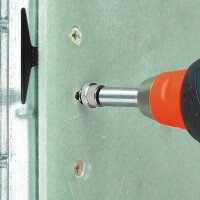 Wolfcraft 4x 2 Gipskartonbits Tiefenanschlag Gipskatonschrau